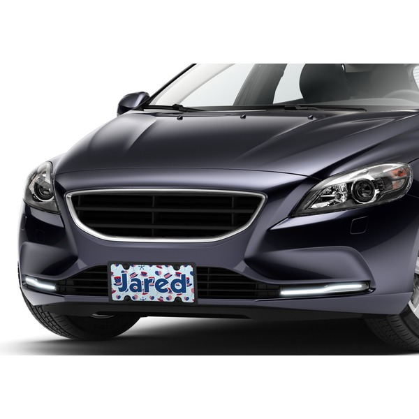 Patriotic Celebration Car License Plate Lifestyle
