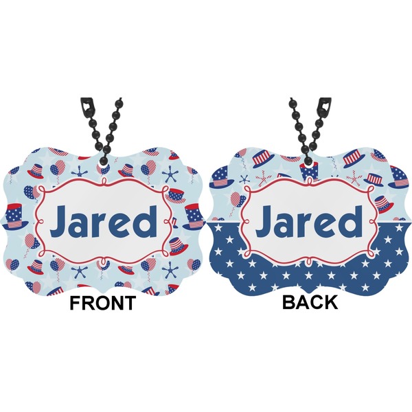 Patriotic Celebration Car Ornament (Approval)