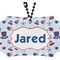 Patriotic Celebration Rear View Mirror Ornament (Personalized)