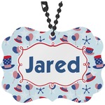Patriotic Celebration Rear View Mirror Decor (Personalized)