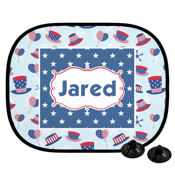 Custom Patriotic Celebration Car Side Window Sun Shade (Personalized)