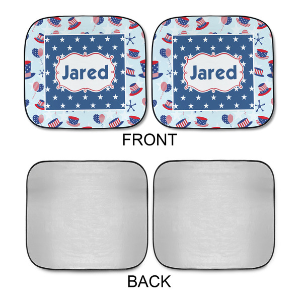 Patriotic Celebration Car Sun Shades - APPROVAL