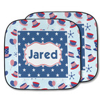 Patriotic Celebration Car Sun Shade - Two Piece (Personalized)