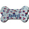 Patriotic Celebration Ceramic Dog Ornament - Front & Back w/ Name or Text
