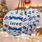 Patriotic Celebration Ceramic Ornament w/ Name or Text