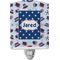 Patriotic Celebration Ceramic Night Light (Personalized)
