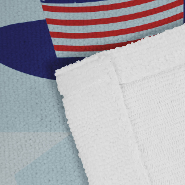 Patriotic Celebration Close up of Fabric