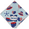 Patriotic Celebration Cloth Napkins - Personalized Dinner (Folded Four Corners)