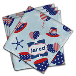 Patriotic Celebration Cloth Napkins (Set of 4) (Personalized)