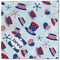 Patriotic Celebration Cloth Napkins - Personalized Lunch (Single Full Open)