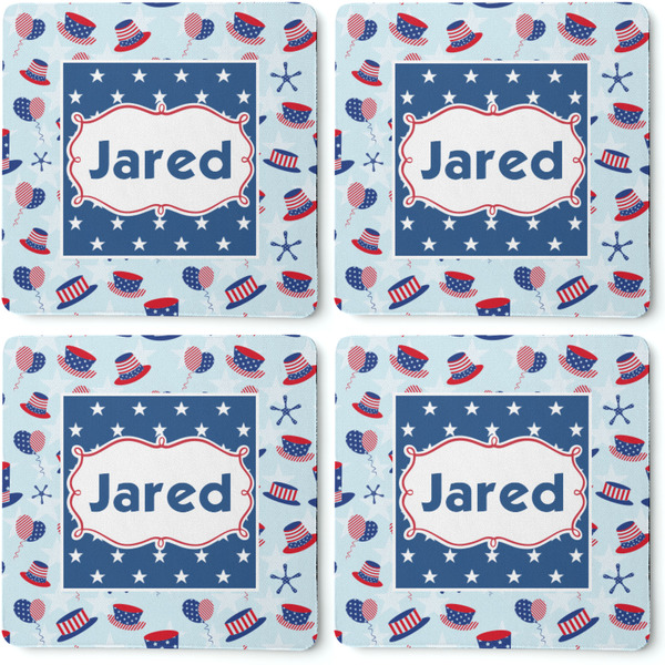 Patriotic Celebration Coaster Rubber Back - Apvl