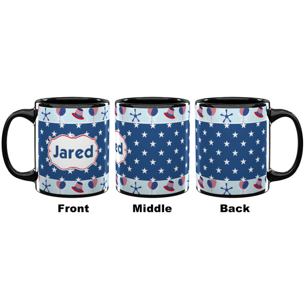 Patriotic Celebration Coffee Mug - 11 oz - Black APPROVAL