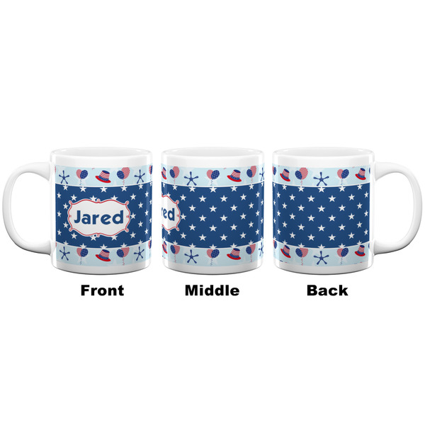 Patriotic Celebration Coffee Mug - 20 oz - White APPROVAL