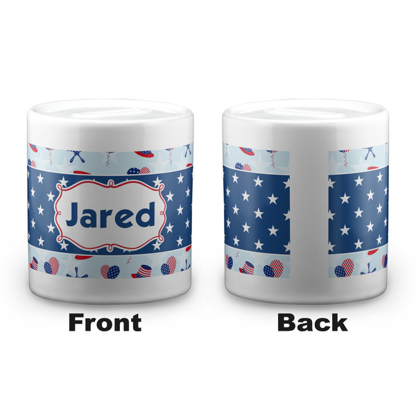Patriotic Celebration Coin Bank - Apvl