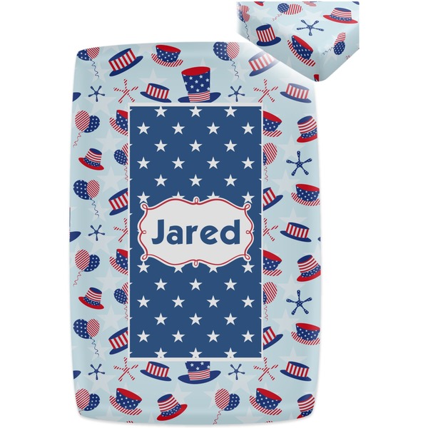 Patriotic Celebration Crib Fitted Sheet - Apvl
