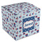 Patriotic Celebration Cube Favor Gift Box - Front/Main