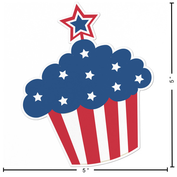 Patriotic Celebration Custom Shape Iron On Patches - L - APPROVAL