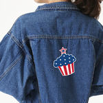 Patriotic Celebration Twill Iron On Patch - Custom Shape - X-Large