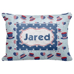 Patriotic Celebration Decorative Baby Pillowcase - 16"x12" (Personalized)