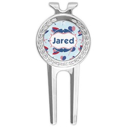 Patriotic Celebration Golf Divot Tool & Ball Marker (Personalized)