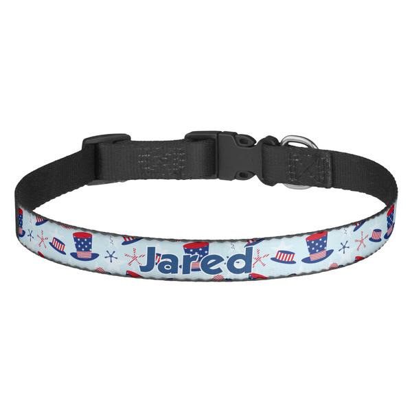 Custom Patriotic Celebration Dog Collar (Personalized)