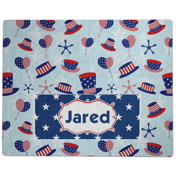 Patriotic Celebration Dog Food Mat - Large without Bowls