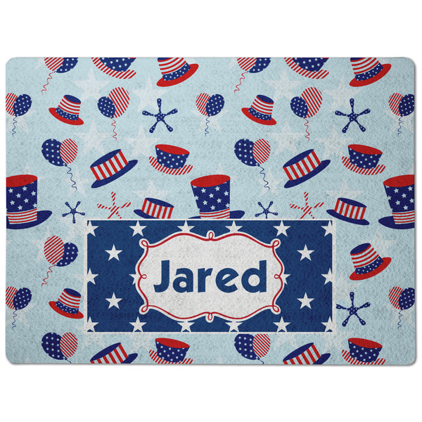 Patriotic Celebration Dog Food Mat - Medium without bowls