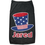 Patriotic Celebration Black Pet Shirt (Personalized)