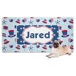 Patriotic Celebration Dog Towel (Personalized)