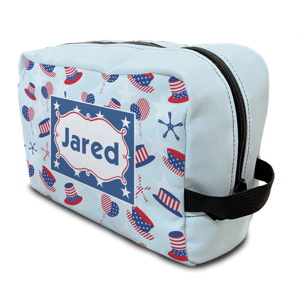 Custom Patriotic Celebration Toiletry Bag / Dopp Kit (Personalized)