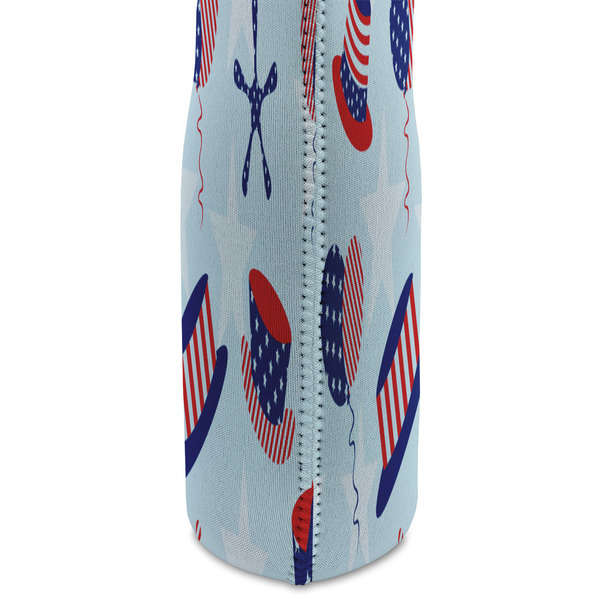 Patriotic Celebration Double Wine Tote - DETAIL 2 (new)