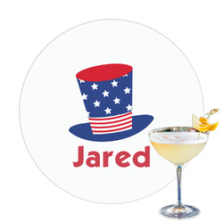 Patriotic Celebration Printed Drink Topper - 3.25" (Personalized)