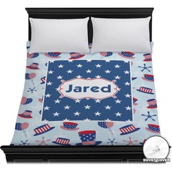 Patriotic Celebration Duvet Cover - Full / Queen (Personalized)