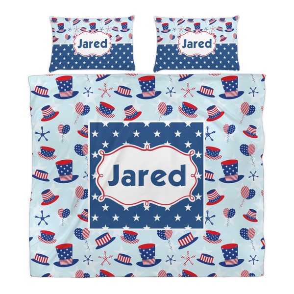 Patriotic Celebration Duvet Cover Set - King - Alt Approval