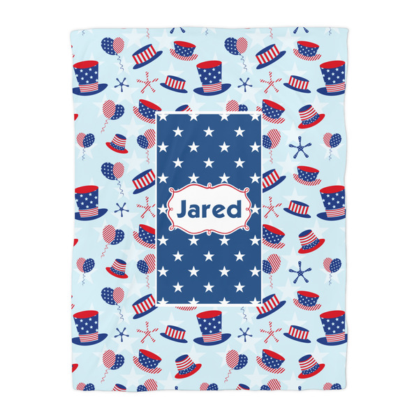 Patriotic Celebration Duvet Cover - Twin - Front