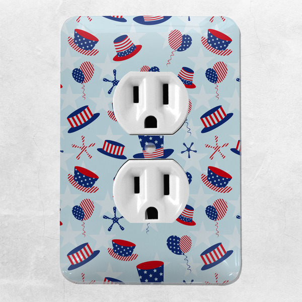 Patriotic Celebration Electric Outlet Plate - LIFESTYLE