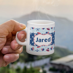 Patriotic Celebration Single Shot Espresso Cup - Single (Personalized)