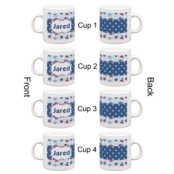 Patriotic Celebration Espresso Cup Set of 4 - Apvl