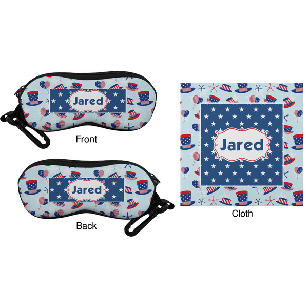 Patriotic Celebration Eyeglass Case & Cloth (Approval)