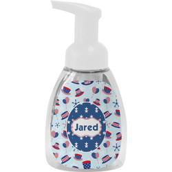 Patriotic Celebration Foam Soap Bottle - White (Personalized)
