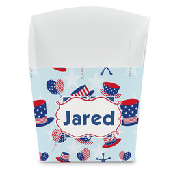 Patriotic Celebration French Fry Favor Boxes (Personalized)