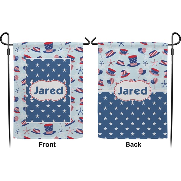 Patriotic Celebration Garden Flag - Double Sided Front and Back