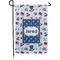 Patriotic Celebration Small Garden Flag - Single Sided w/ Name or Text