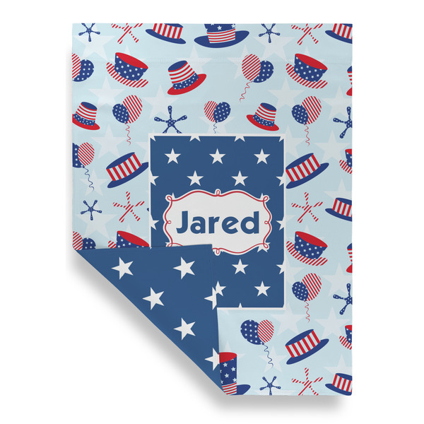 Patriotic Celebration Garden Flags - Large - Double Sided - FRONT FOLDED