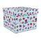 Patriotic Celebration Gift Boxes with Lid - Canvas Wrapped - Large - Front/Main
