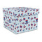 Patriotic Celebration Gift Box with Lid - Canvas Wrapped - Large (Personalized)