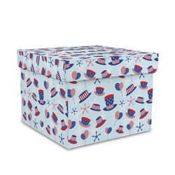 Patriotic Celebration Gift Box with Lid - Canvas Wrapped - Medium (Personalized)