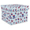 Patriotic Celebration Gift Box with Lid - Canvas Wrapped - XX-Large (Personalized)