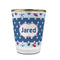 Patriotic Celebration Glass Shot Glass - 1.5 oz - with Gold Rim - Set of 4 (Personalized)