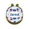 Patriotic Celebration Golf Ball Marker - Hat Clip - Gold